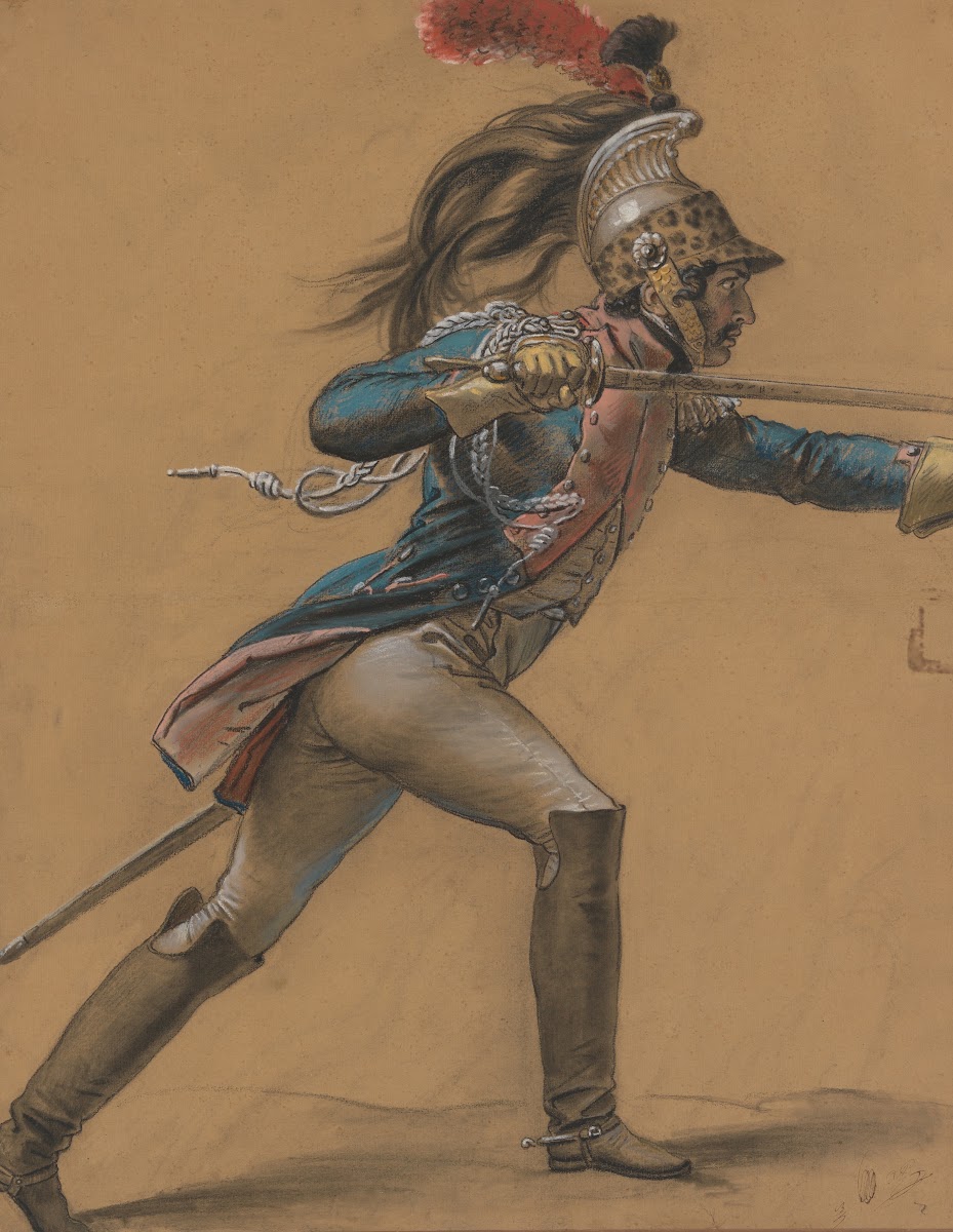 A French Dragoon Study for The Revolt of Cairo ca 1809