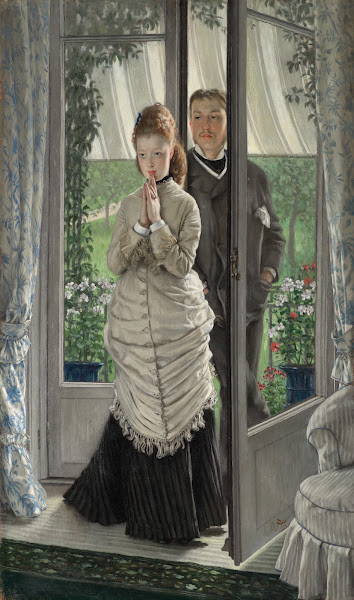 Two Figures at a Door The Proposal 1872