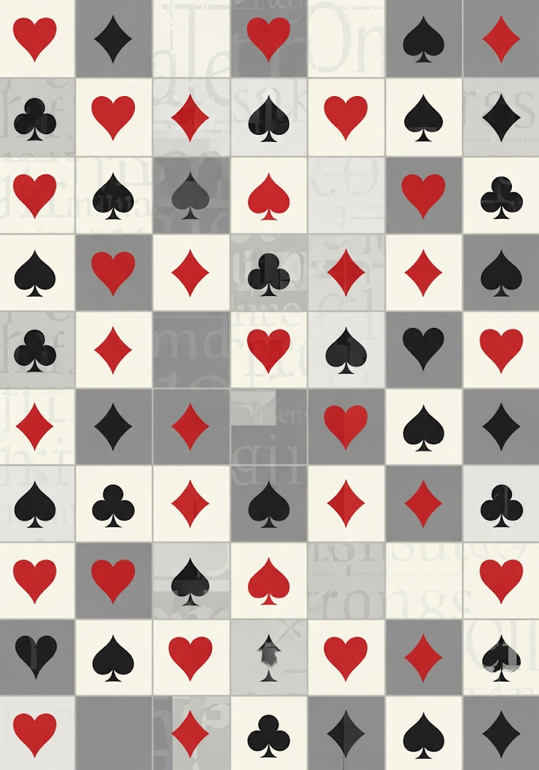 Playing Card Suits Pattern