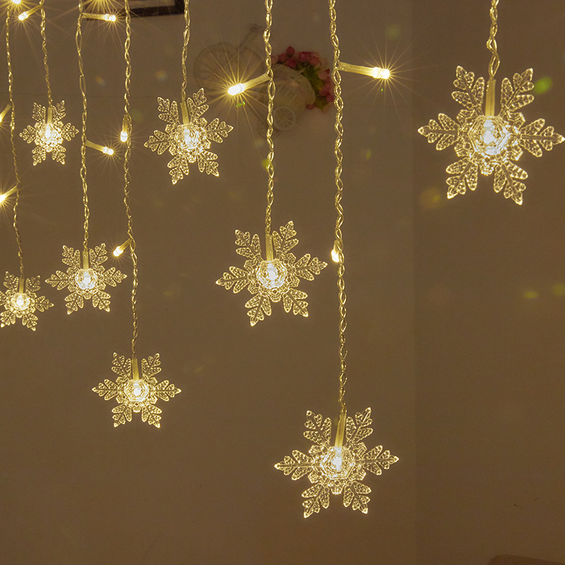LED-Lichtervorhang mit verschiedenen Motiven