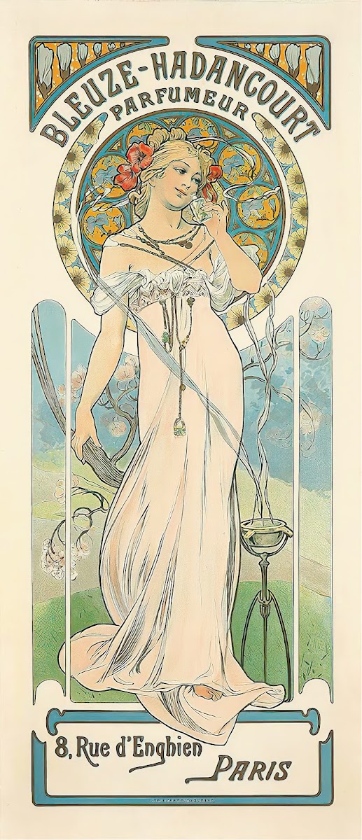 Bleuze Hadancourt Parfumeur Ca 1899
