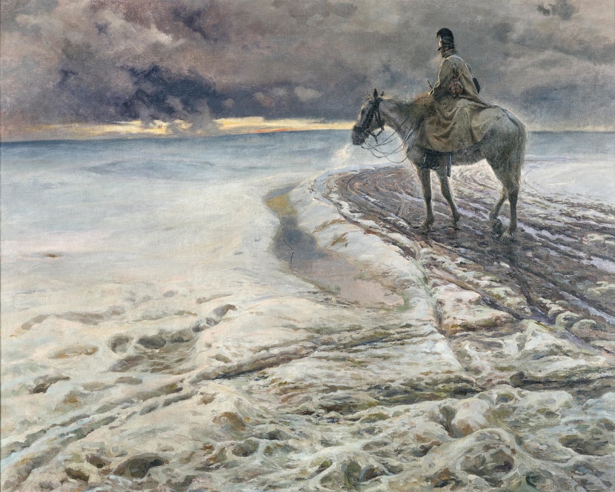 A Rider in the Snow Vedette 1898