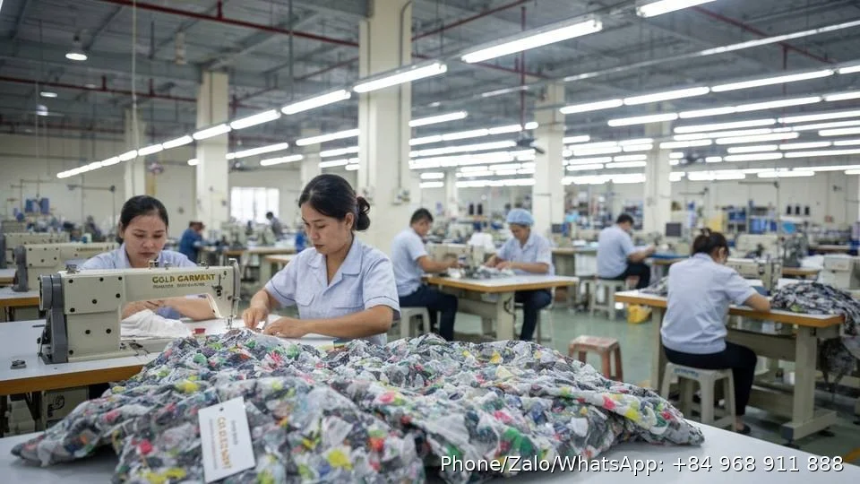 Recycled Plastic Clothing - Gold Garment Vietnam