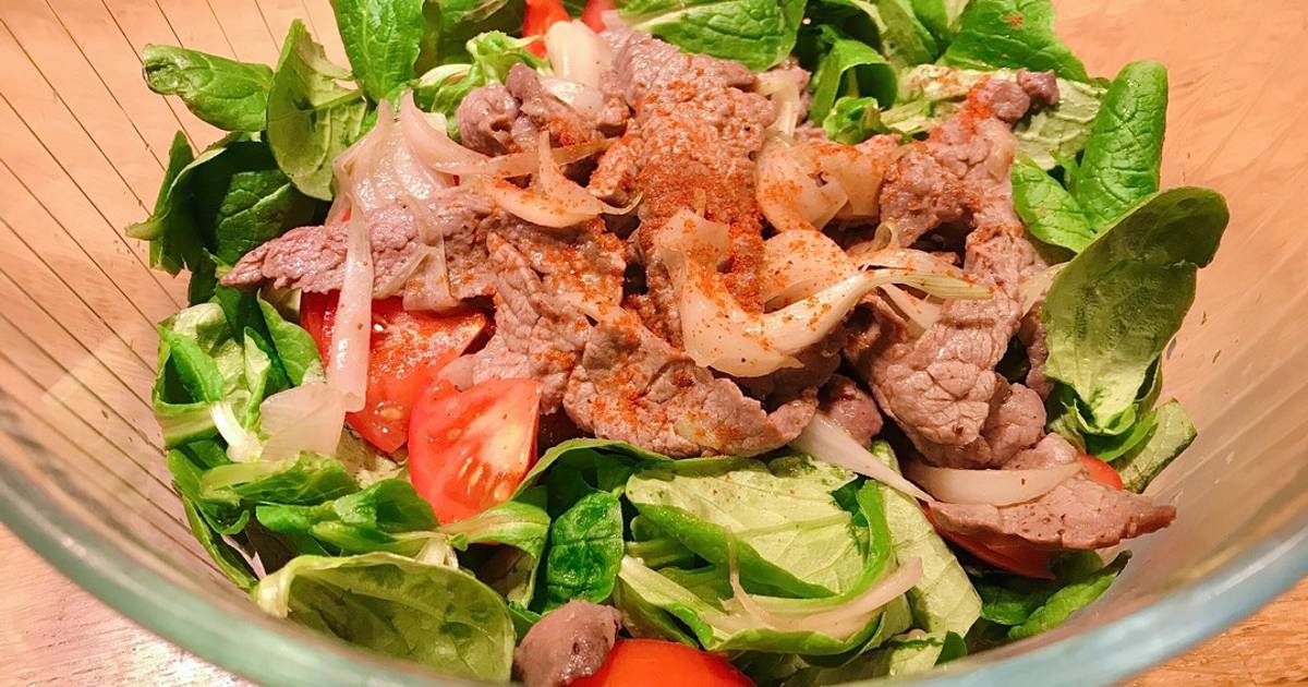 Salad Rau Diếp Cừu & Bò Xào