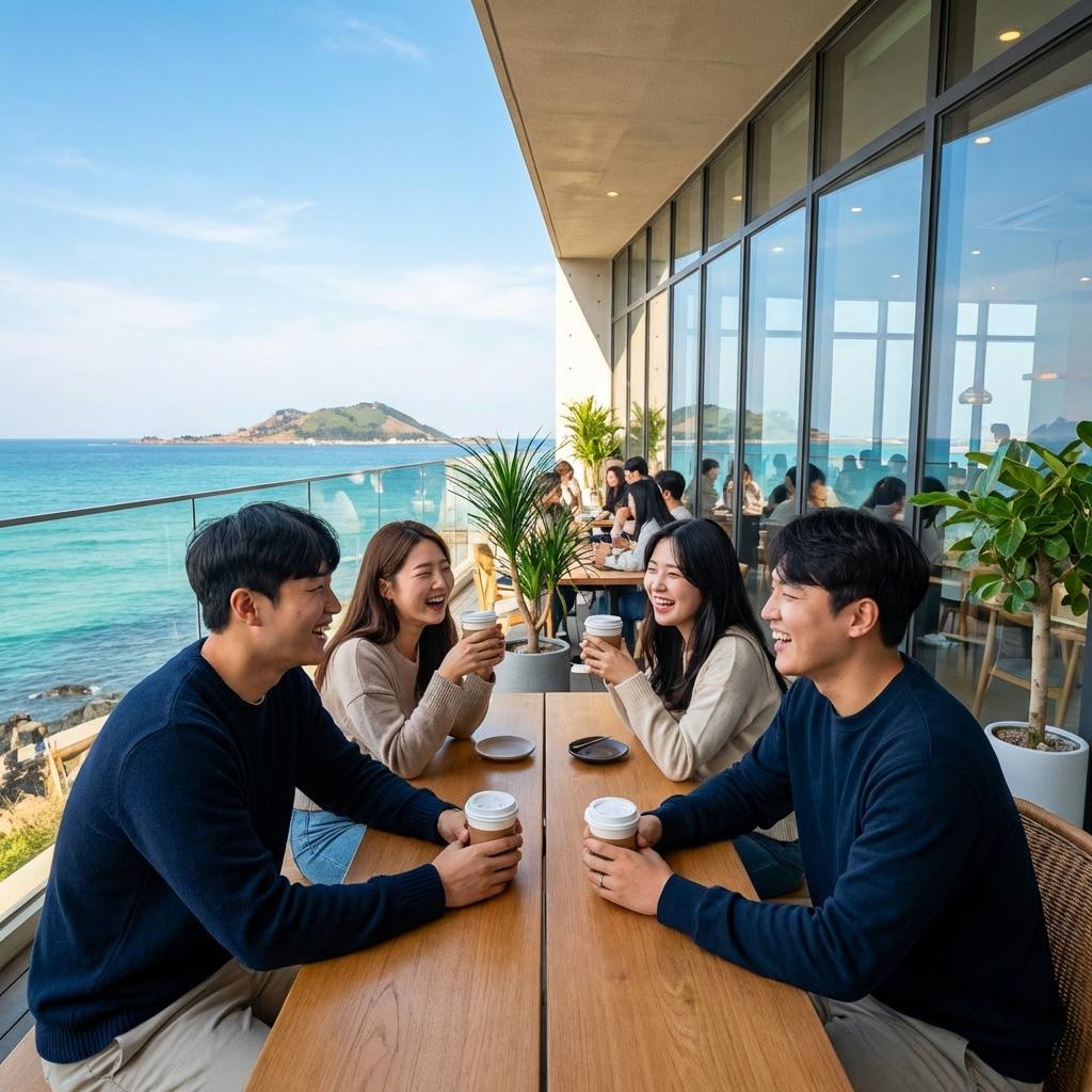 애월 카페거리 & 한담해변: 인싸 성지 & 감성 카페 로드 가이드