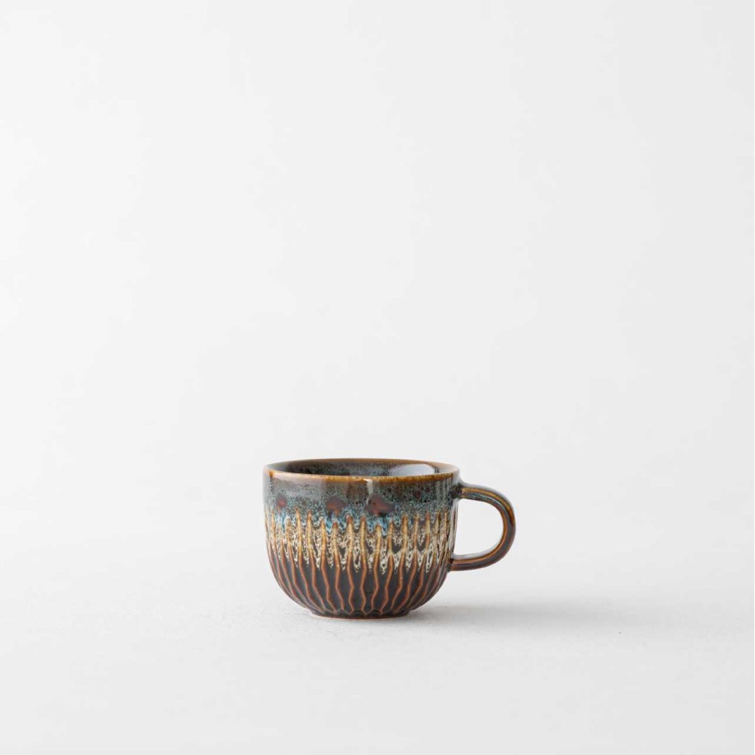 Keramik-Kaffeebecher mit Ofen-Glasur