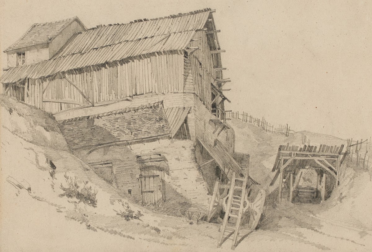 Les Buttes Chaumont 1855