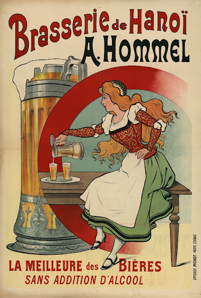 Brasserie de Hanoï A Hommel la meilleure des bières 1899