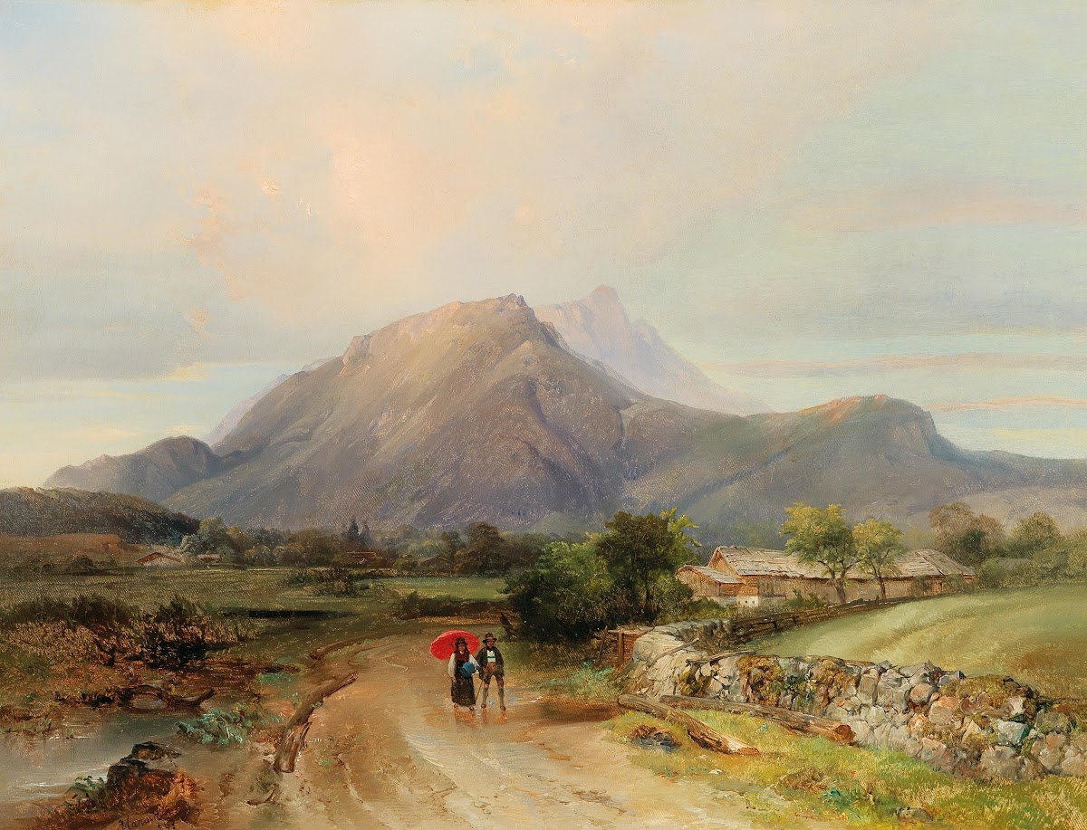 Landscape With Walkers