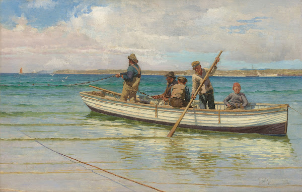 Hauling in the nets 1884
