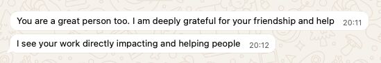 Client testimonial