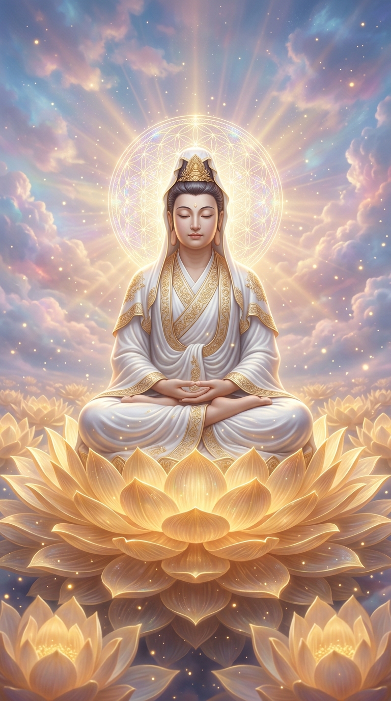 Peaceful Zen Morning - Infinite Lotus Guan Yin Blessing | Celestial Healing Music