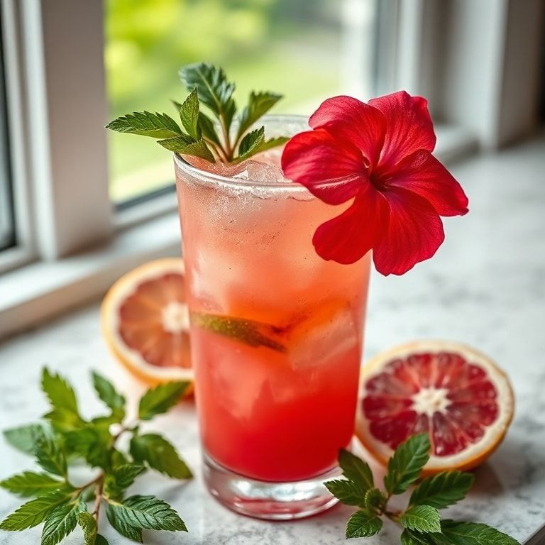 Refreshing Hibiscus Citrus Mocktail Recipe for Summer Sips – Easy & Homemade
