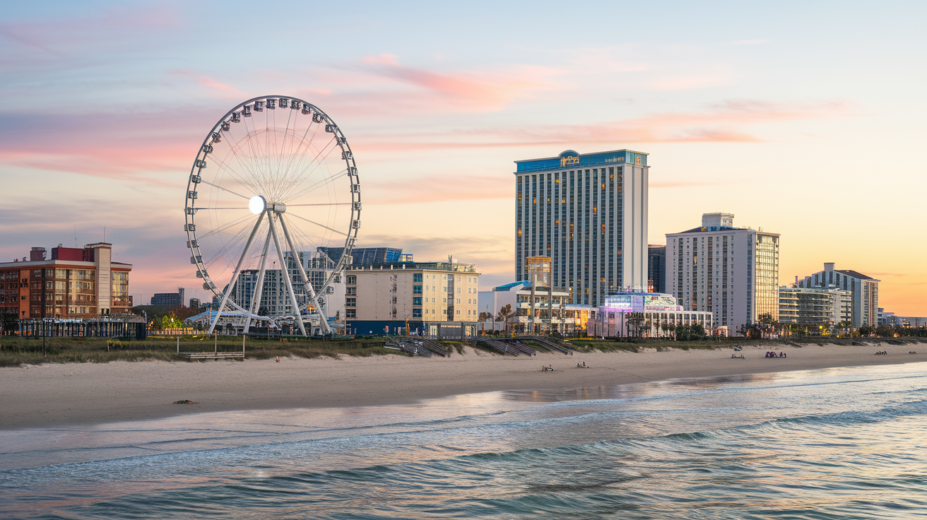 Distance from Myrtle Beach, SC to Japan in Kilometers