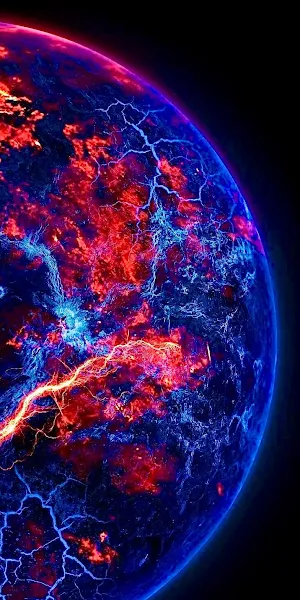 Planet, Abstract, Sci-Fi, Space iPhone Wallpaper Background