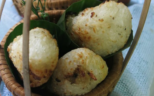 Chuối Bọc Nếp Nướng