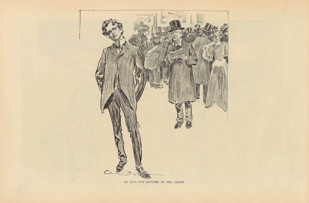 He had one picture in the salon 1893 1900