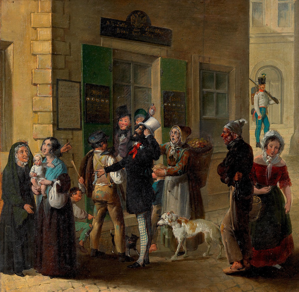 Vor der Lotto Kollektur around 1850