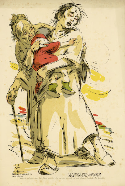 Twee vrouwen en een klein kind 1917