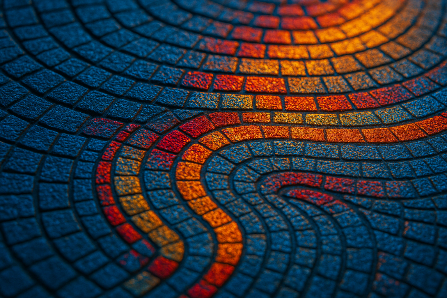 Abstract mosaic pattern representing diverse Latine perspectives