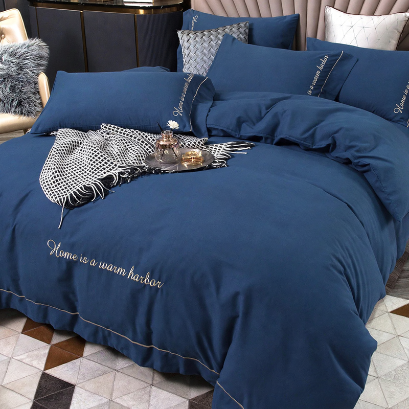 Cotton bedding set, brushed, modern, various sizes