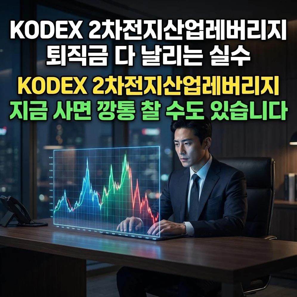 KODEX 2차전지산업레버리지, 원금 회복 꿈꾸다 퇴직금 날리는 3가지 치명적 실수