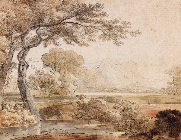 zugeschrieben  Voralpenlandschaft ca 1805