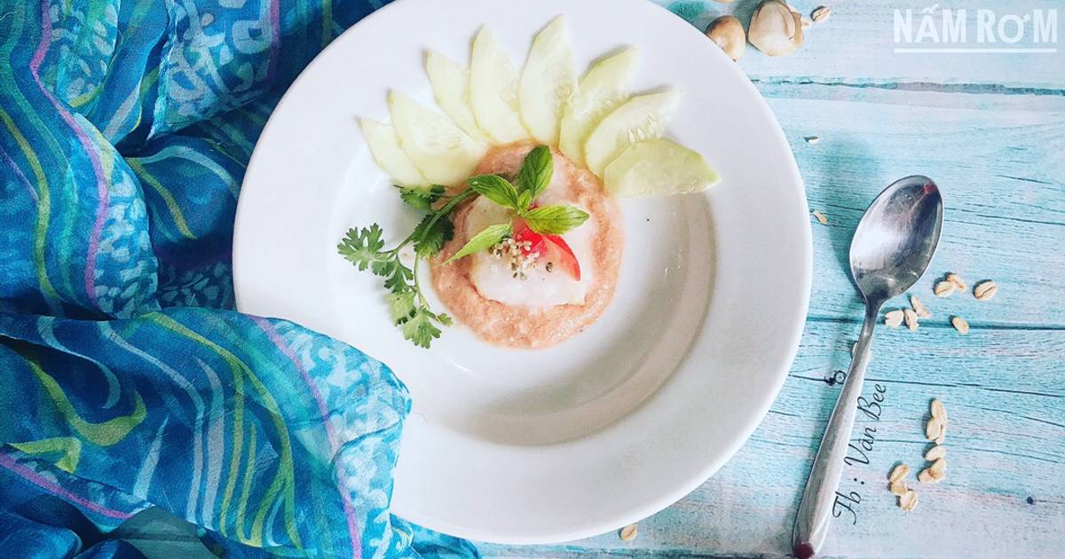 Ăn dặm- Tôm sốt phomai nấm rơm