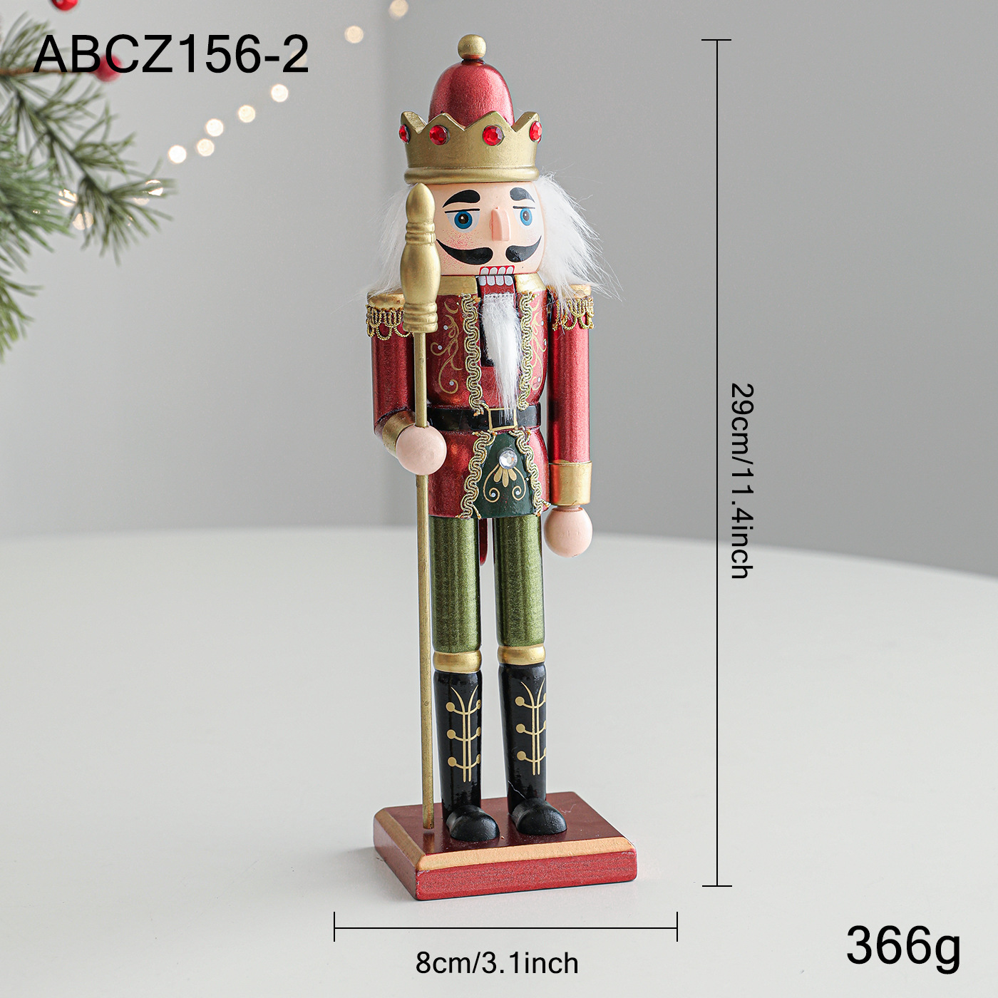 Wooden nutcracker soldier, various sizes
