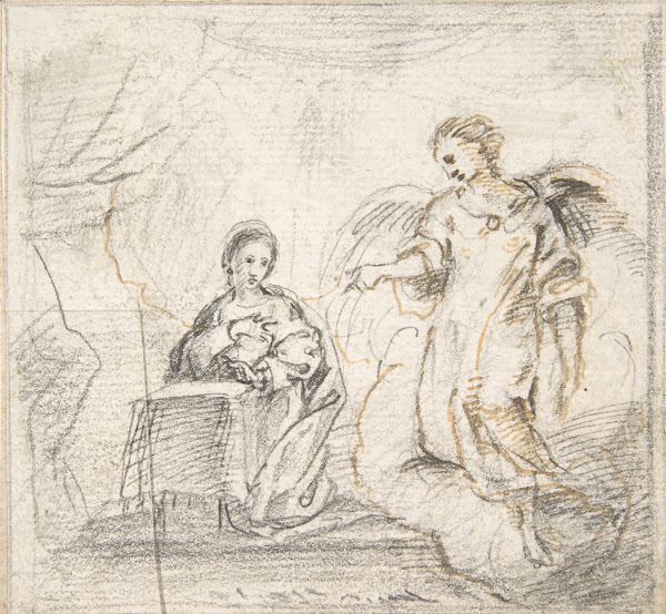 The Annunciation Angel Approaching From the Right 17001750