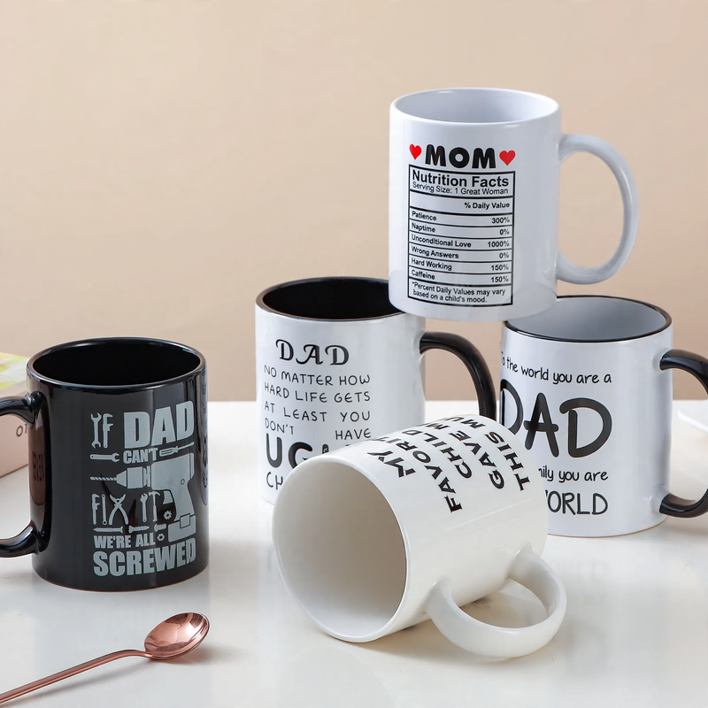 Ceramic mug with photo print