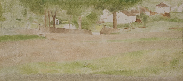 Landschap met brug te Fosset 1882   1883