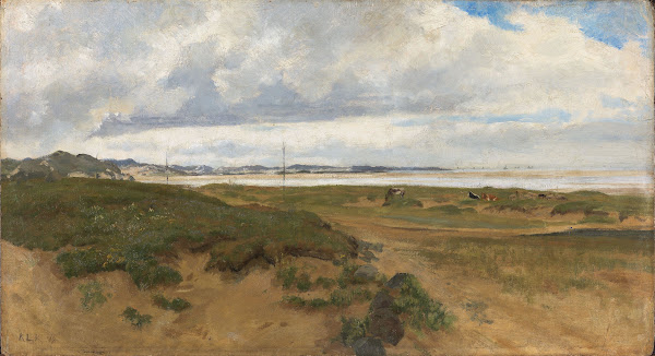 Landscape from Ogna at Jæren 1878