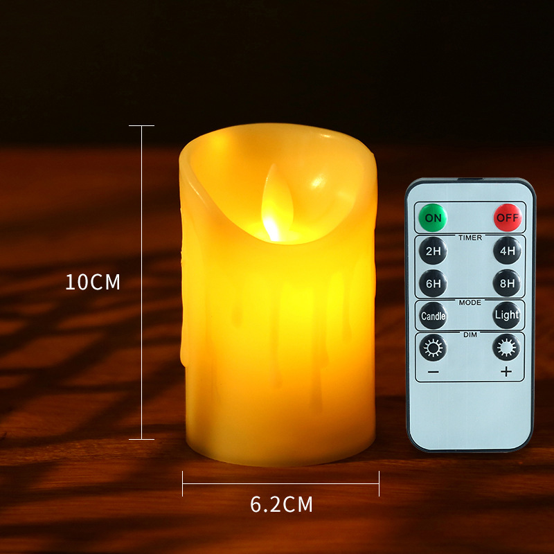 LED Real Wax Look Candles with Flickering Effect