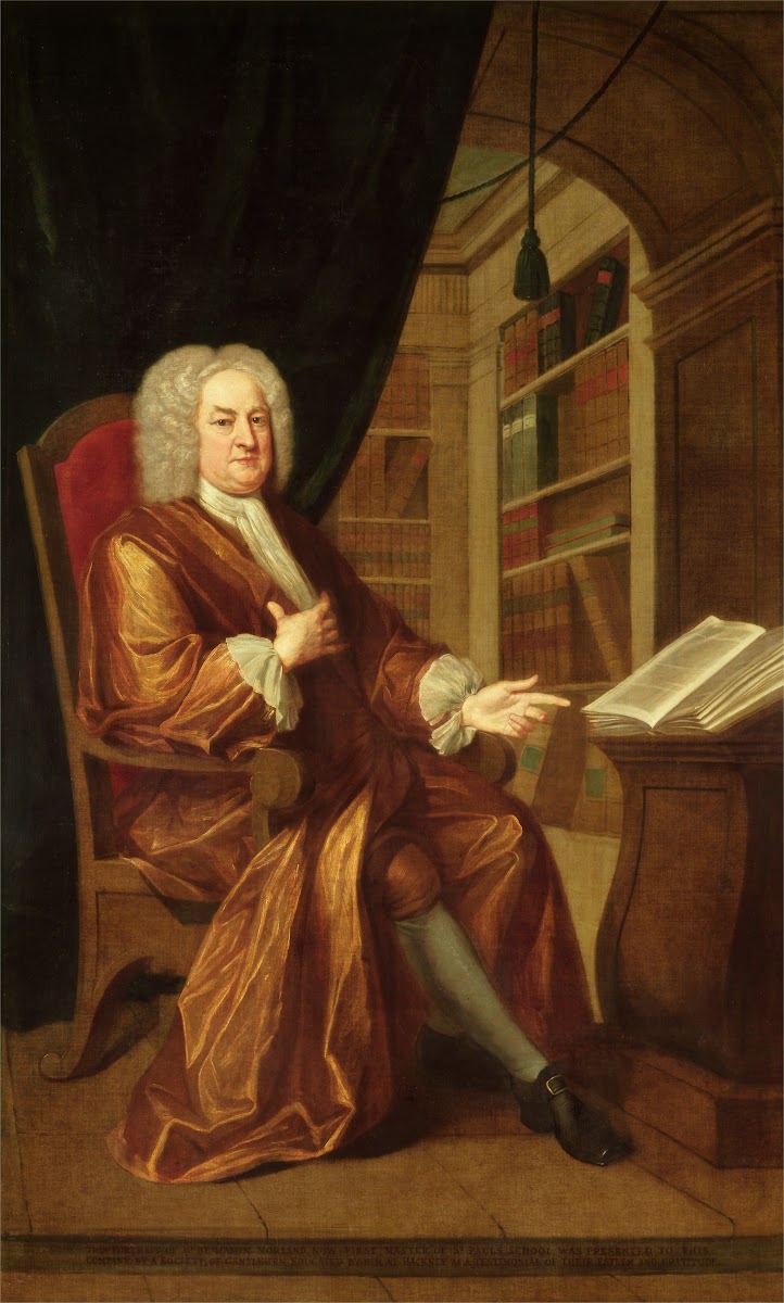 Benjamin Moreland High Master of St Pauls School 1724