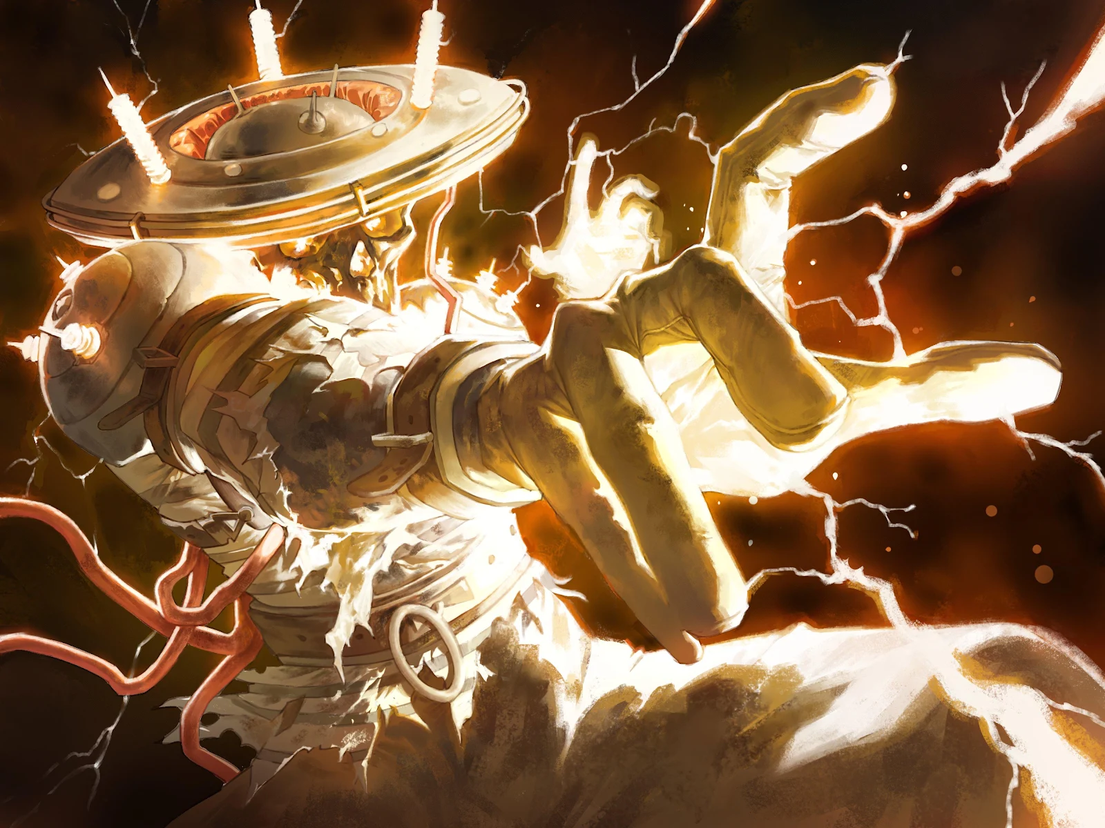 Electrickery Magic The Gathering Art - Fantasy Digital Illustration 4K Wallpaper (4000x3000)