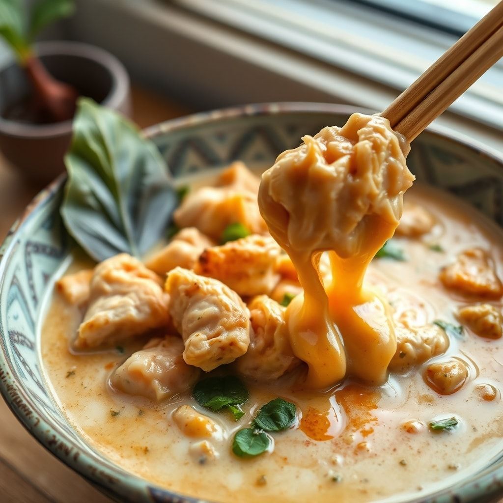 Creamy Chicken Ramen with Coconut Milk and Thai Spices – Easy Weeknight Comfort finished