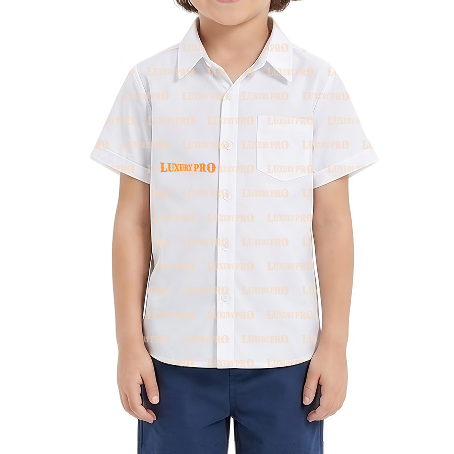 AOP EVE Children's Normal Collar Shirt - Pocket