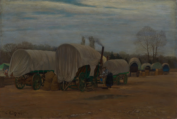 Auf der Karlsruher Herbstmesse 1907