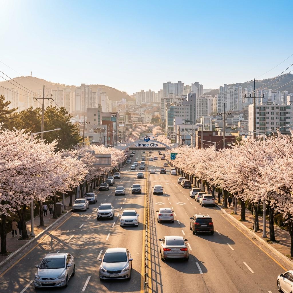 진해 벚꽃 주차 전쟁 종결! 대중교통 이용 가이드 & 주차 명당 3곳