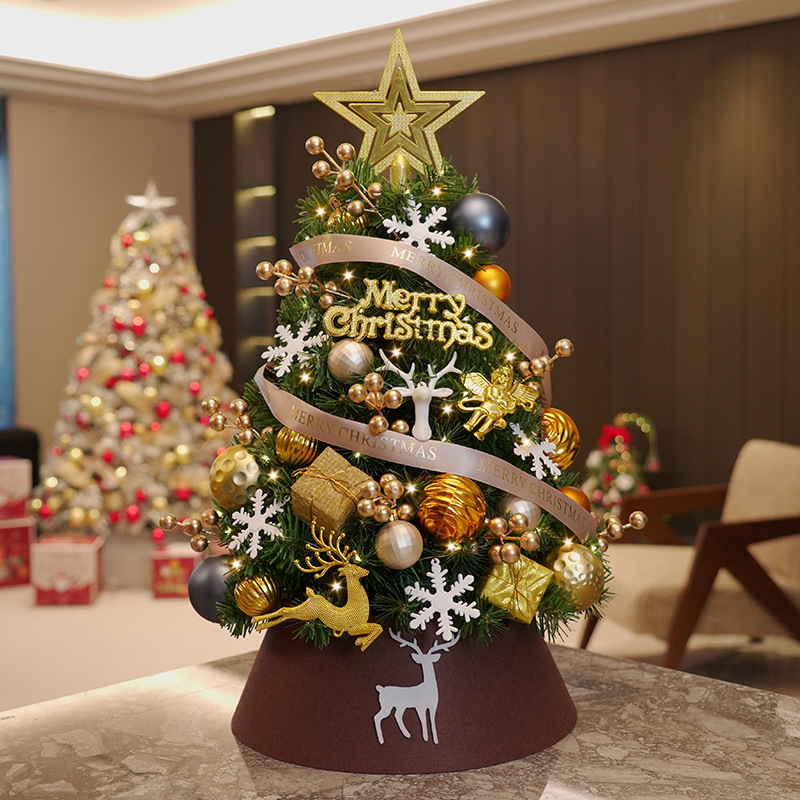 Kleiner Mini-Weihnachtsbaum für den Tisch, 45-60 cm
