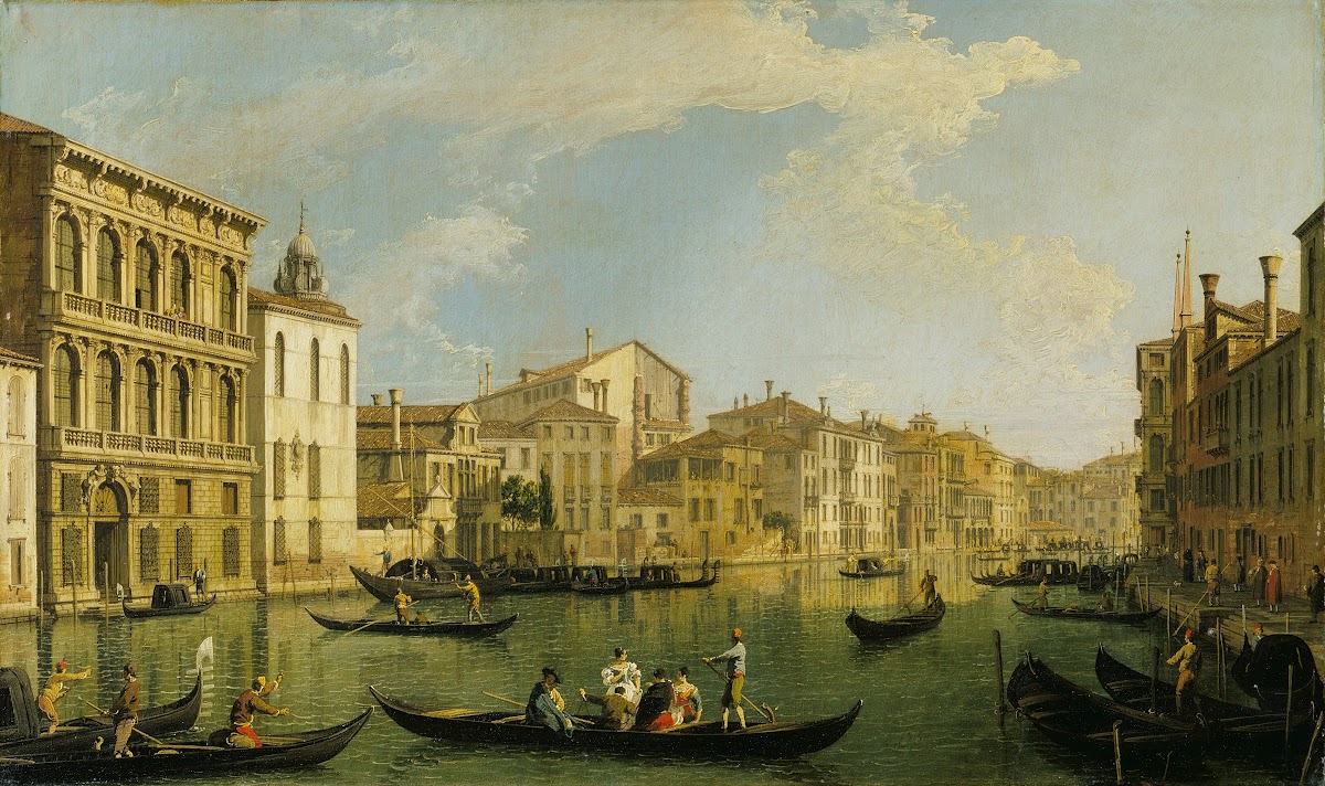 Venice the Grand Canal from the Palazzo Flangini to San Marcuola c 1740   1750