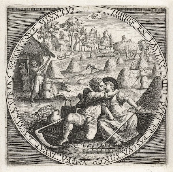 The month of June haymaking 1650 1675