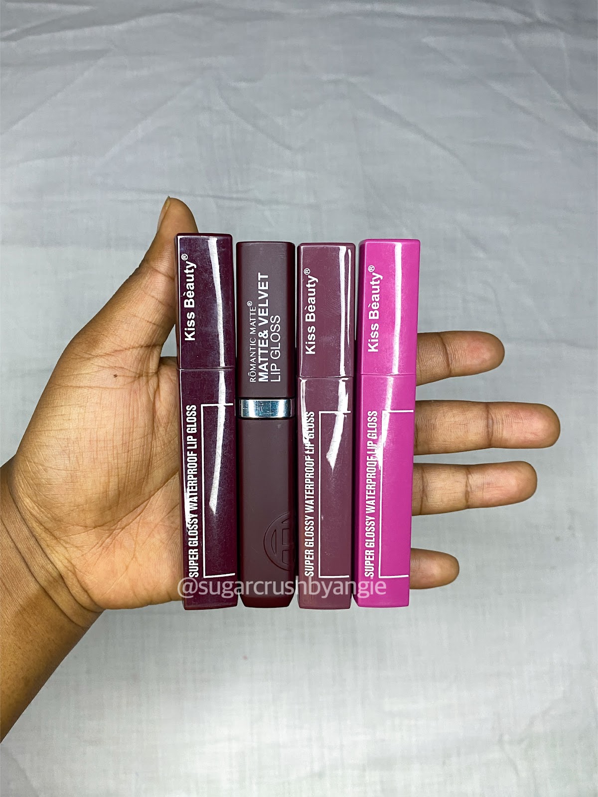 Purple matte lipsticks