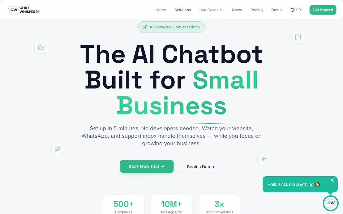 Captura de Create your own company chatbot fast