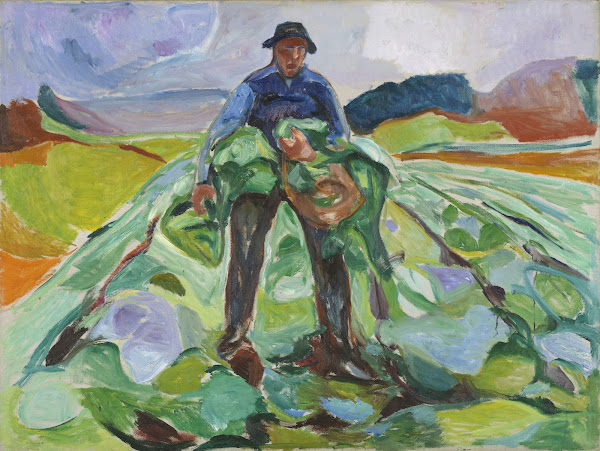 Man in the Cabbage Field 1916