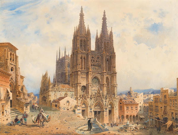 The cathedral of Burgos 1872