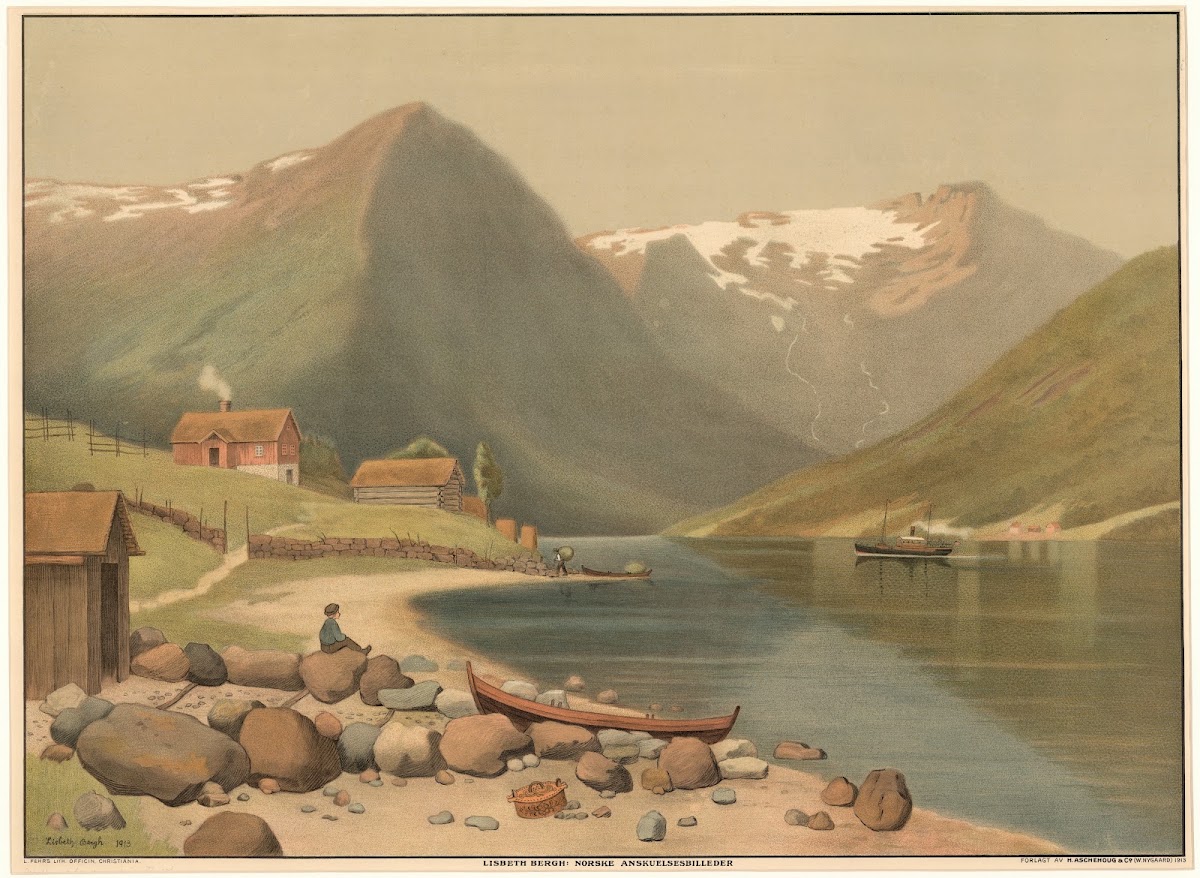 A western fjord in Norway 1913