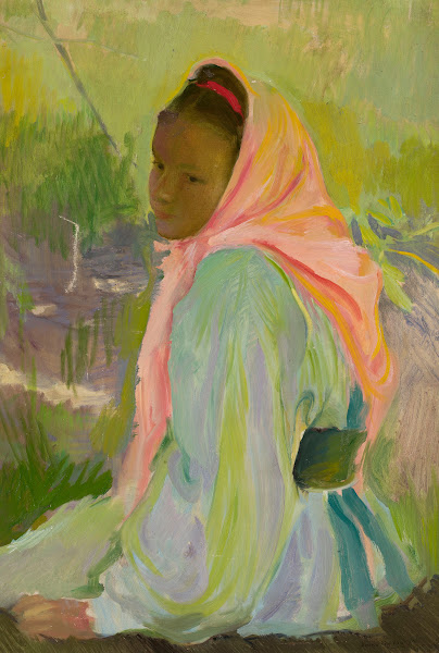 Girl from Polesie sketch 1915