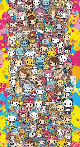 Tokidoki Character Stickerbomb